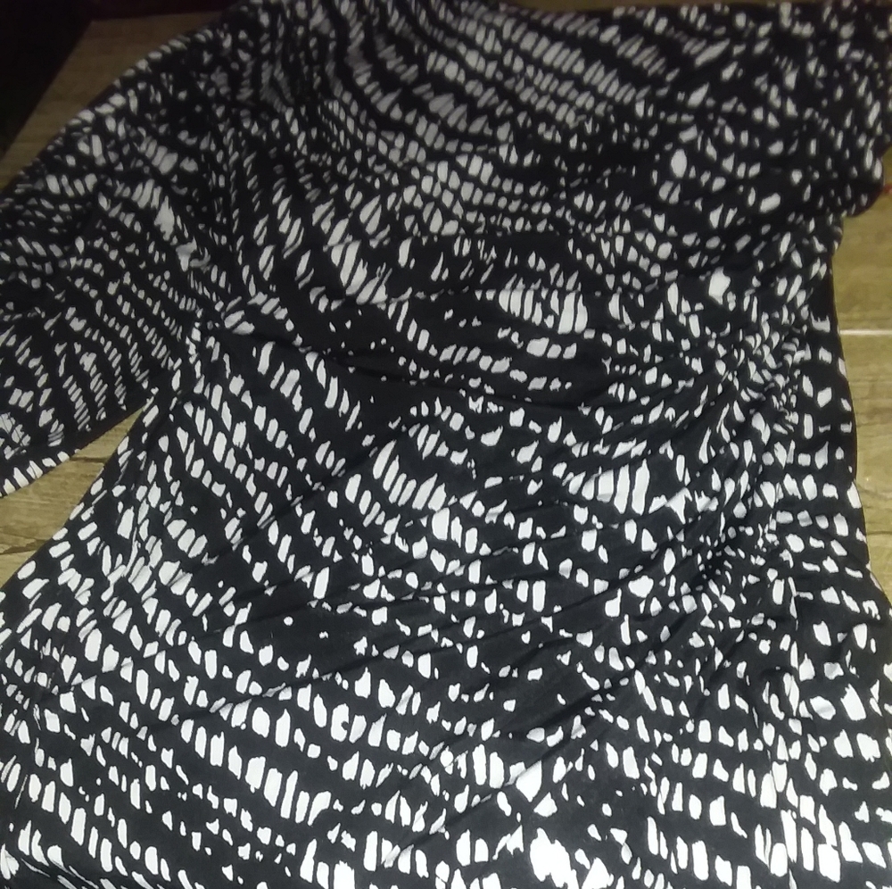 Blk and white dress